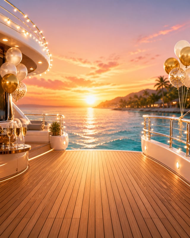 Yacht Party background scene