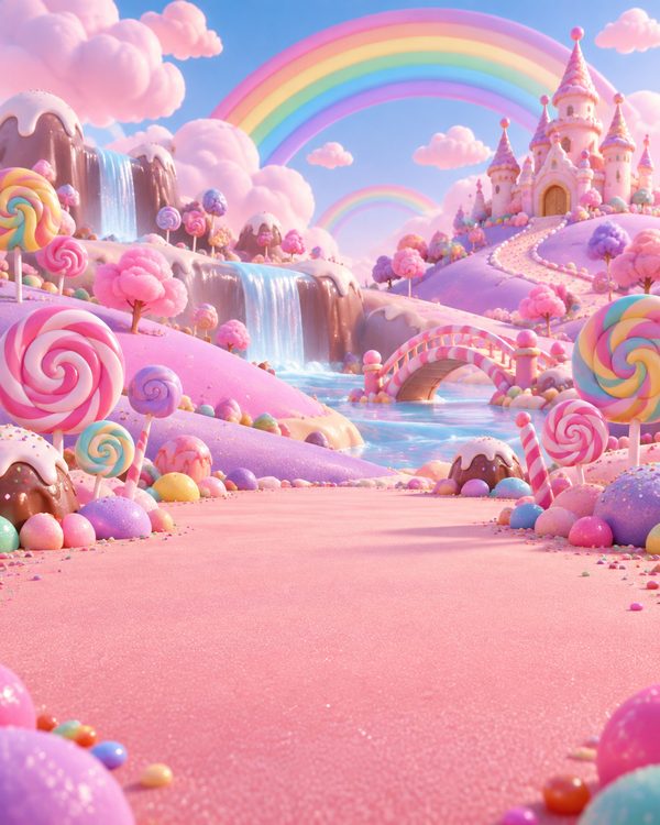 Candy Land background scene