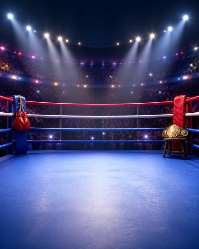 Boxing Ring background scene