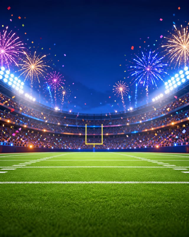 Football Stadium background scene